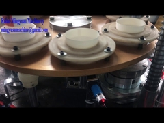 Double wall paper cup sleeve machine testing hollow type double wall cup for Qatar client